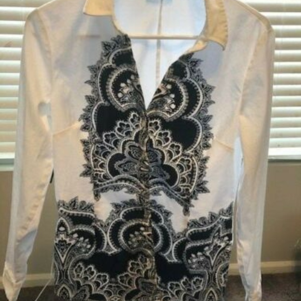 New York and Company Button Down Shirt Blouse